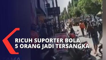 Ricuh Rombongan Suporter Sepakbola di Yogyakarta, 5 Orang Jadi Tersangka!