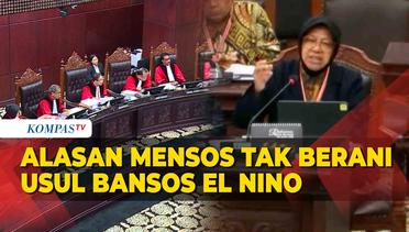 Alasan Mensos Risma Tak Berani Usulkan Anggaran Bansos El Nino saat Ditanya Hakim MK Suhartoyo