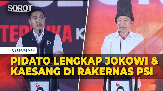 [FULL] Pidato Jokowi & Kaesang di Rakernas PSI 2026, Siap Kerja Mati-matian Demi Partai