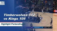 NBA I Cuplikan Pertandingan :  Timberwolves 112 vs Kings 105