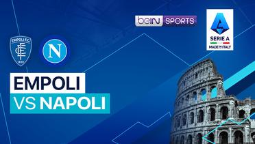 Empoli vs Napoli  - Serie A