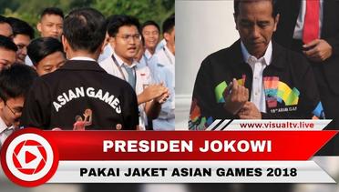 Jokowi Pakai Jaket Asian Games 2018