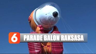 Parade Balon Raksasa Warnai Perayaan Thanksgiving di Amerika - Liputan 6 Siang