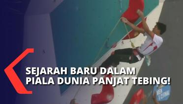 Raviandi Ramadhan Cetak Sejarah Baru Indonesia dalam Piala Dunia Panjat Tebing Seri Jakarta 2022!