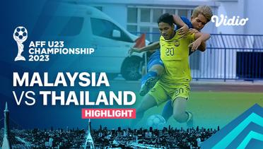 Highlights - Malaysia vs Thailand | AFF U-23 Championship 2023