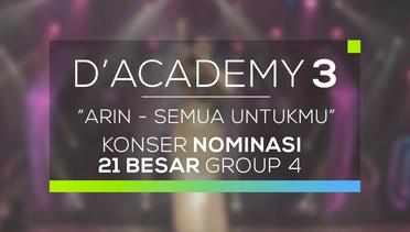 Arin,Cirebon - Semua Untukmu (Konser Nominasi 21 Besar Group 4)