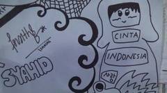Doodle Art Siswa SMK Syahid Jakarta