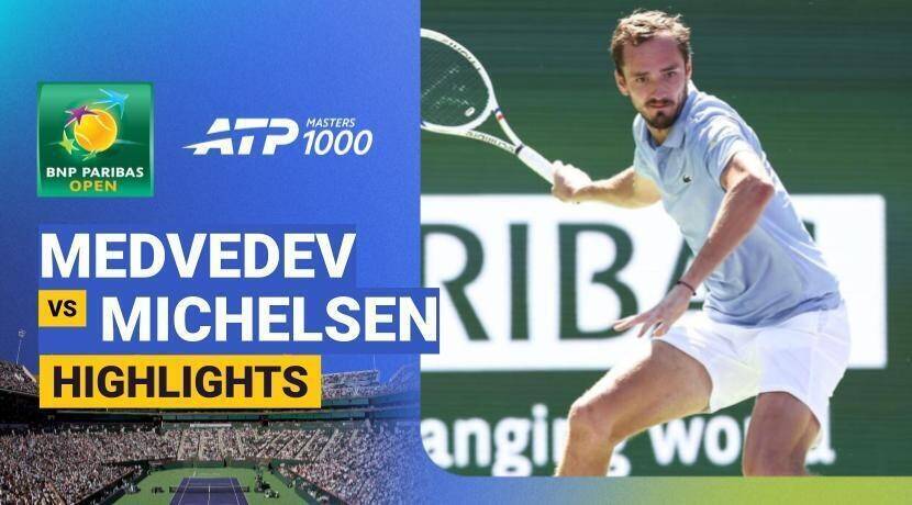Daniil Medvedev vs Alex Michelsen - Round of 16 | ATP 1000: BNP Paribas Open 2026