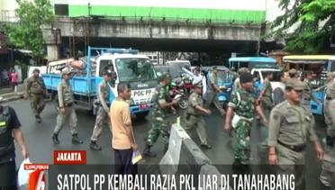 Satpol PP Libatkan Polisi-TNI Razia PKL di Tanah Abang - Liputan 6 Pagi