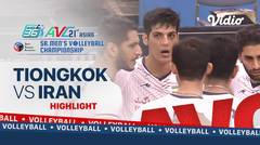Highlights | Iran VS Tiongkok | Asian Senior Men's Volleyball Championship 2021