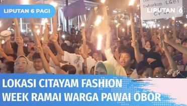 Ramai Warga Gelar Pawai Obor di Kawasan Lokasi Citayam Fashion Week | Liputan 6