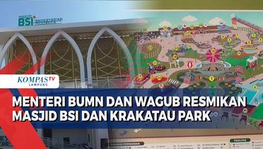 Menteri BUMN dan Wakil Gubernur Lampung Resmikan Masjid BSI Bakauheni