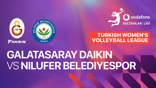 Galatasaray Daikin vs Nilufer Belediyespor - Full Match | Turkish Women's Volleyball League 2025/26