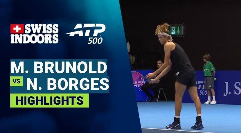 Mika Brunold vs Nuno Borges - Round 1 (IWB Court 1) | ATP 500: Swiss Indoors Basel 2026