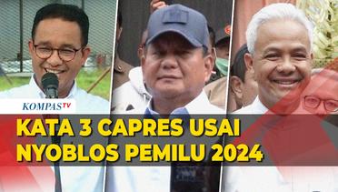 [FULL] Keterangan 3 Capres Anies, Prabowo, dan Ganjar Usai Nyoblos Pemilu 2024