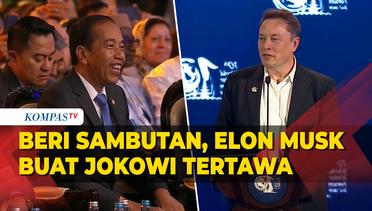Kala Elon Musk Buat Jokowi Tertawa saat Beri Sambutan di World Water Forum ke-10 di Bali