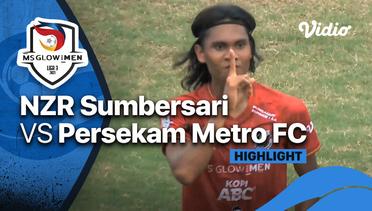 Highlight - NZR Sumbersari 4 vs 1 Persekam Metro FC | Liga 3 2021/2022