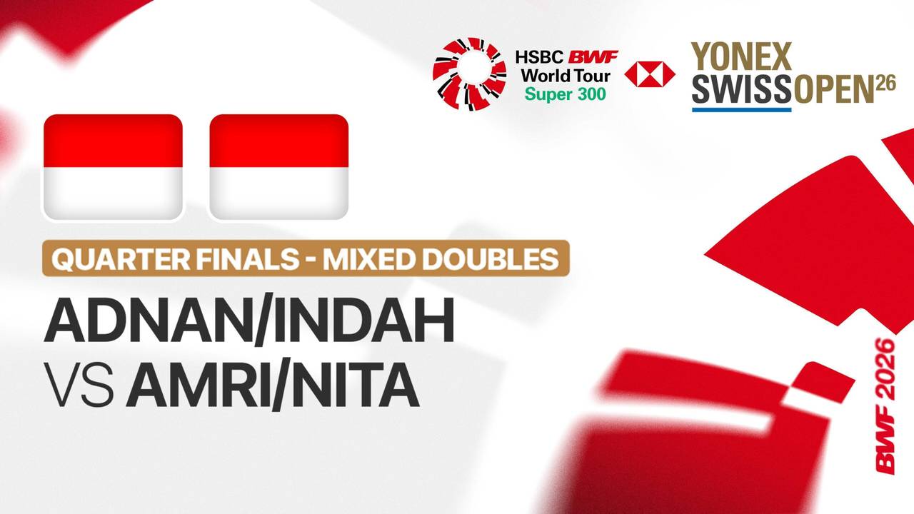Adnan Maulana/Indah Cahya Sari Jamil (INA) vs Amri Syahnawi/Nita ...