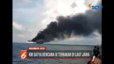 KM Satya 9 Terbakar di Laut Jawa  - Liputan6 Petang Terkini 