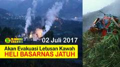 Helikopter Basarnas Jatuh di Temanggung, Rencananya Akan Evakuasi Kawah Meletus Sileri Dieng 2 Juli 2017