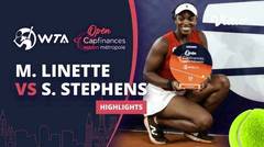Final: Magda Linette vs Sloane Stephens - Highlights | WTA Open Capfinances Rouen Metropole 2024