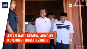 Aman Dari Gempa, Jokowi Kunjungi Rumah Zohri di NTB