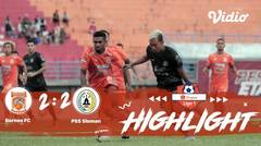 Borneo FC VS PSS Sleman  Full Highlight | Shopee Liga 1
