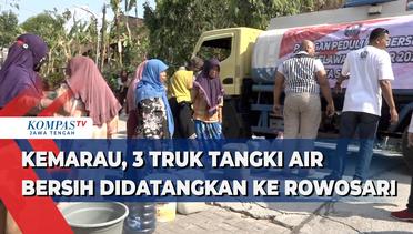 Kemarau, 3 Truk Tangki Air Bersih Didatangkan ke Rowosari
