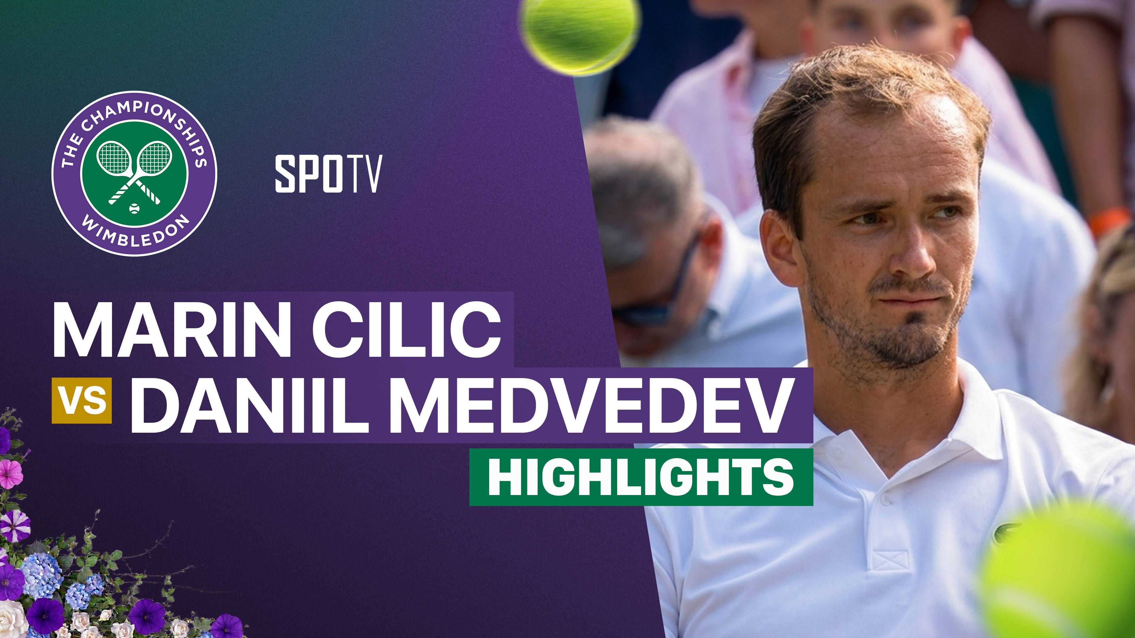 Marin Cilic vs Daniil Medvedev - Gentlemen's Singles First Round | Wimbledon 2026