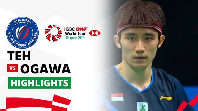 Jia Heng Jason Teh (SGP) vs Shogo Ogawa (JPN) - Highlight | IKSAN VICTOR Korea Masters 2025