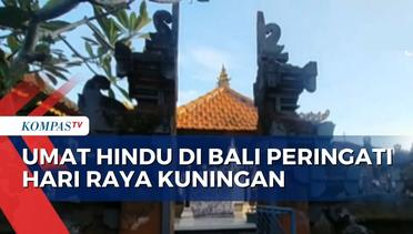 Peringati Hari Raya Kuningan, Umat Hindu Berharap Bali Tetap Aman, Ajeg dan Rahayu