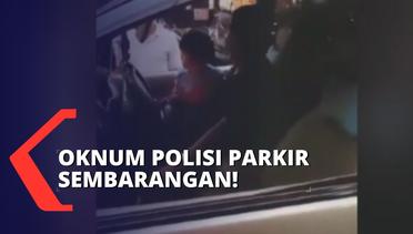 Viral! Oknum Polisi Parkir Sembarangan Hingga Ribut dengan Ketua RT!