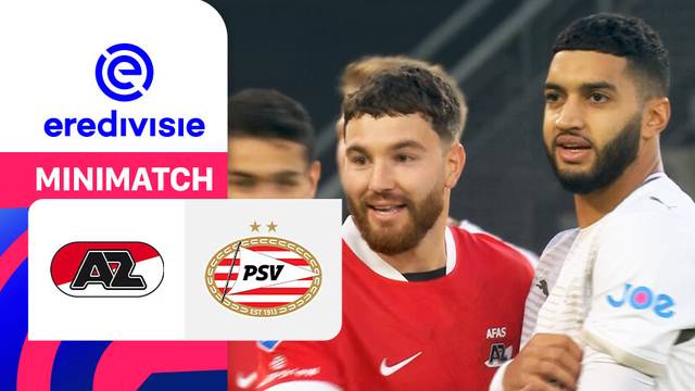 AZ Alkmaar vs PSV - Mini Match | Eredivisie 2025/26