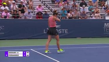 Maria Sakkari vs Leylah Fernandez - Highlights | WTA Mubadala Citi DC Open 2023