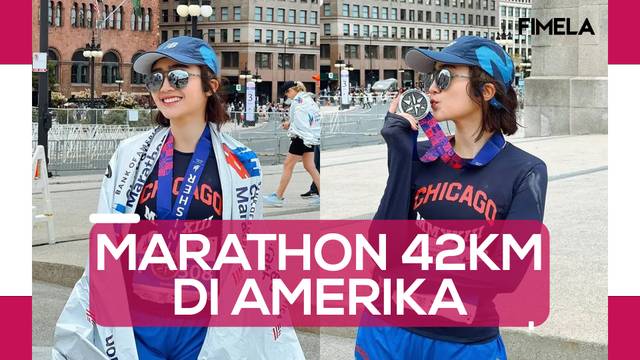 Febby Rastanty Ikuti Marathon Sejauh 42 Kilometer di Amerika Serikat