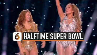 J.Lo dan Shakira Menghentak Super Bowl Halftime 2020