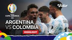 Highlight | Argentina 1 vs 1 Kolombia (Penalti 3 - 2) | Copa America 2021