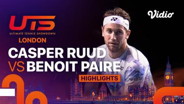 The Ice Man (Casper Ruud) vs The Rebel (Benoit Paire) - Highlights | Ultimate Tennis Showdown 2023