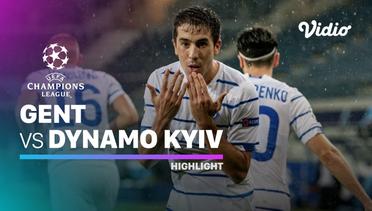 Highlight - Gent vs Dynamo Kyiv I UEFA Champions League 2020/2021