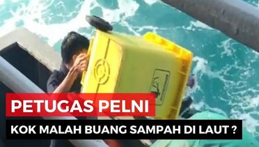 Petugas Kapal Buang Sampah ke Laut. Netizen Lapor Bu Susi!