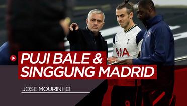 Jose Mourinho Puji Gareth Bale dan Singgung Real Madrid Usai Laga Tottenham Hotspur