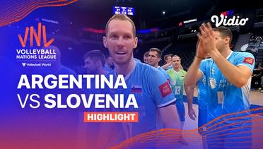 Match Highlights | Argentina vs Slovenia | Men's Volleyball Nations League 2023