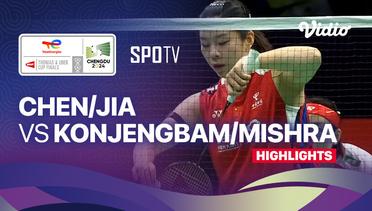 Chen Qing Chen/Jia Yi Fan (CHN) vs Priya Konjengbam/Shruti Mishra (IND)  - Highlights | Uber Cup Chengdu 2024 - Women's Doubles