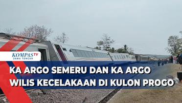 KA Argo Semeru dan KA Argo Wilis Kecelakaan di Kulon Progo