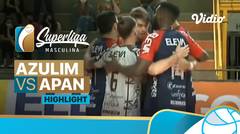 Highlight | Azulim/Gabarito/Uberlandia vs Apan/Eleva | Brazilian Men's Volleyball League
