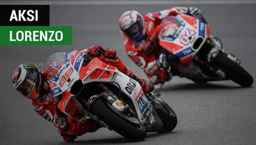 Aksi Lorenzo yang Disebut Bantu Dovizioso Juara di MotoGP Malaysia