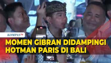 Momen Gibran Didampingi Hotman Paris Terima Dukungan Relawan di Bali