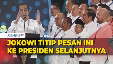 Jokowi Titip Pesan Ini ke Presiden Selanjutnya saat Beri Sambutan di Rakernas Hipmi