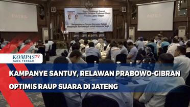 Kampanye Santuy, Relawan Prabowo-Gibran Optimis Raup Suara di Jateng