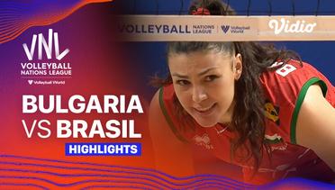 Bulgaria vs Brasil - Highlights | Women's Volleyball Nations League 2024